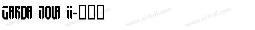 Garda Nova II字体转换